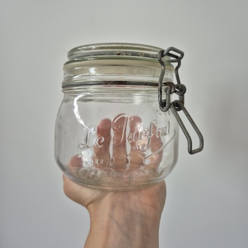 Vintage glass parfait - vintage,