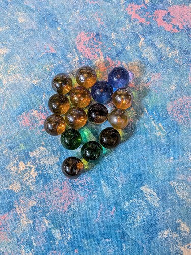 Vintage amber blue green - vintage, amber/blue/green