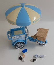 Vintage Sylvanian Families Ice Cream Cart BUTTERCUP'S DAIRY, good clean condit