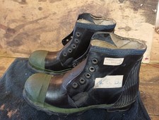 Vintage Miners Rubber Boots Size 9 Steel Toe Cap, great display items