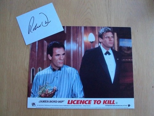 Robert davi signed card - signed, &