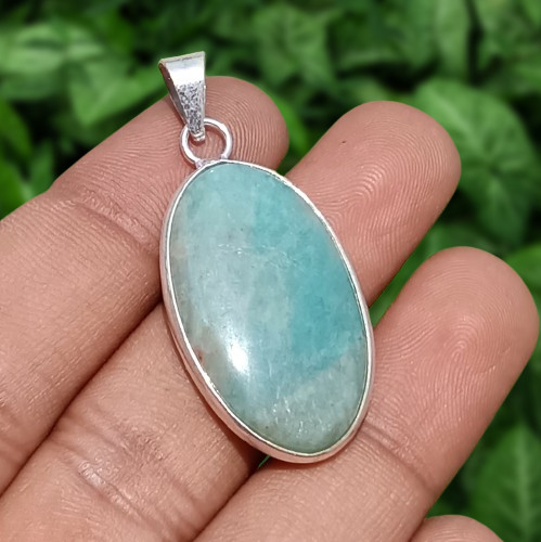 Natural amazonite gemstone - amazonite,