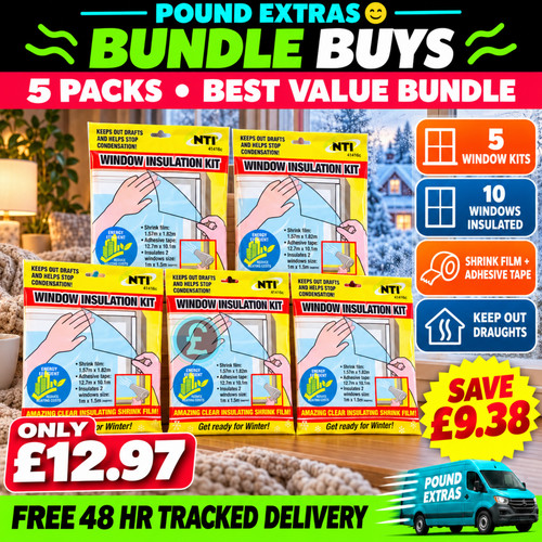 Window insulation kit pack - kit,