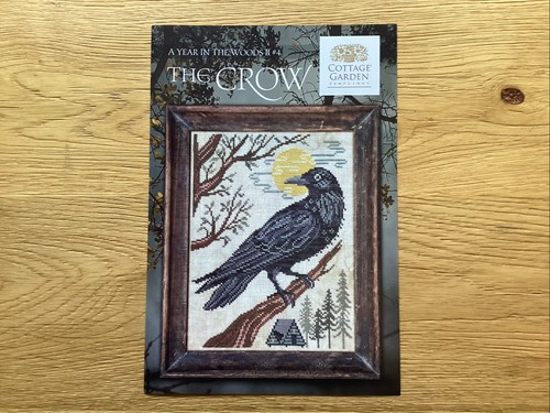 The crow cross stitch chart - crow,