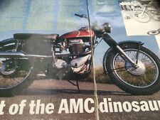 MATCHLESS G80CS short stroke MOTORCYCLE MAGAZINE ARTICLE