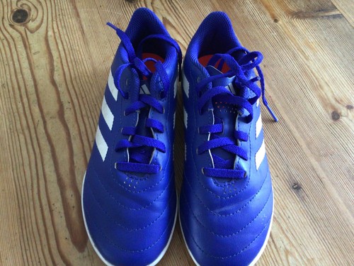 Adidas blue football boots - football,