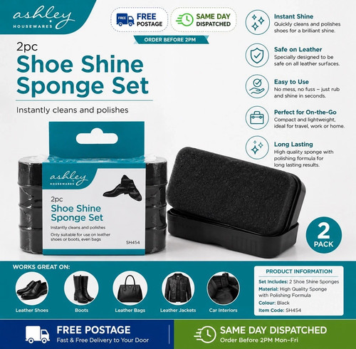Shoe shine sponge set - shoe,