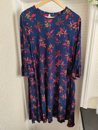 Navy floral twiggy - navy,