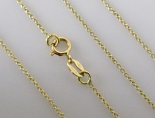 18ct gold necklace - gold,