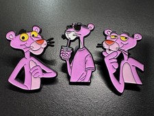 3 x The Pink Panther Enamel