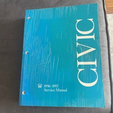 Honda Civic EJ EK Service Manual (1996 - 1997)   Workshop Genuine 61S0302