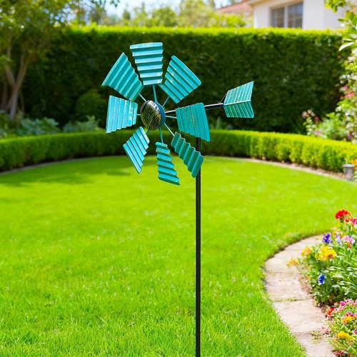 Outdoor vintage iron windmill - vintage,