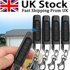 4PCS Electric Garage Door Remote 433mhz Cloning Control Key Fob Garage Opener