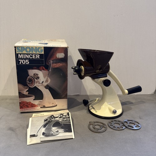 Spong n705 vintage mincer - spong,