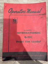 McCormick International Harvester B-901 Front End Loader Operator's Manual