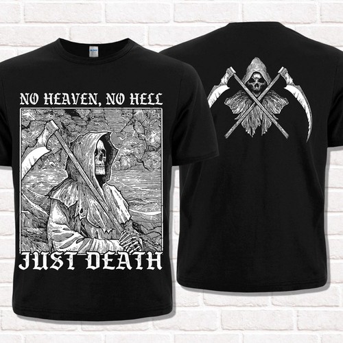 Death with scythe black