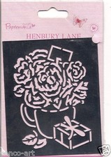 Papermania Docrafts Henbury Lane Flower and Present Stencil 9x11cm
