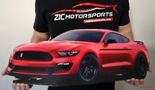 GARAGE STEEL SIGN 2019 Ford Mustang Shelby Cobra GT350 - CUTOUT 23" x 10"