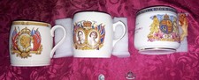 vintage 1937 coronation mugs