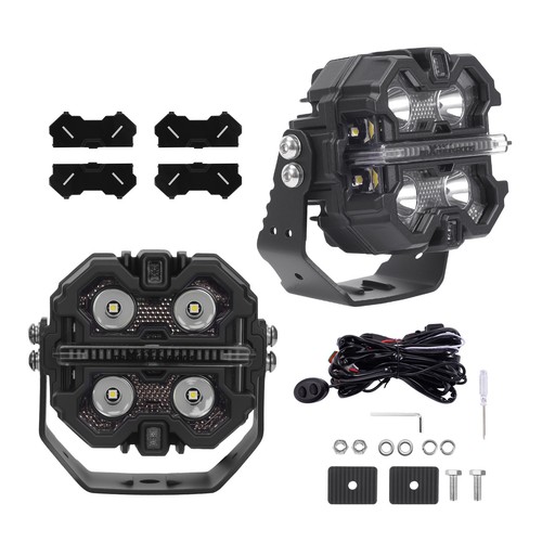 Off road led auxiliary lights - off,