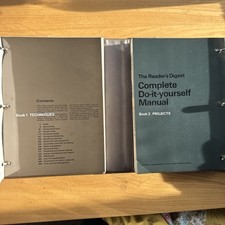 Vintage Reader's Digest 1969 Complete Do it Yourself Manual Book 1 &2 in Binder