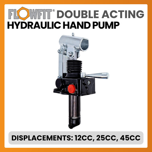 Hydraulic double acting - double, hand