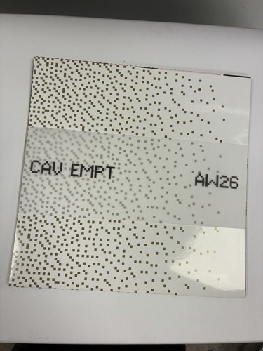 Cav empt aw26 lookbook poster - cav,