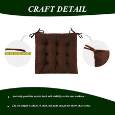 Flygulls Rocking Chair Cushions Indoor Velvet Chair Pads High Back and Seat C...