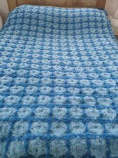 Vintage blue geometric