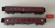 Triang OO Gauge Light Up LMS Coaches R432c-PO19 (35115) & R935 (2257)