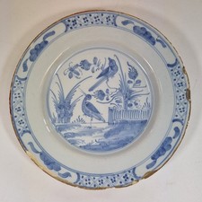 Antique 18thC Delft Blue &