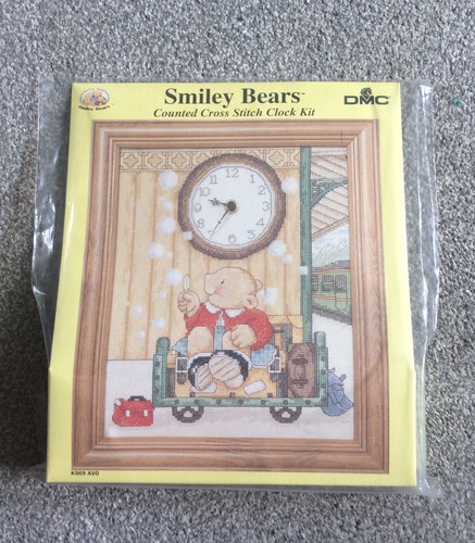 Avon dmc smiley bears - bears, counted