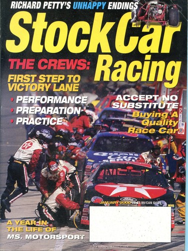 Stock car racing magazine - car,