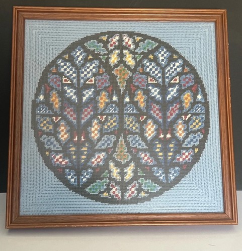 Vintage framed tapestry - vintage,