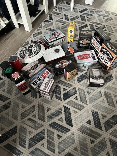 Vintage metal biscuit tins - biscuit,