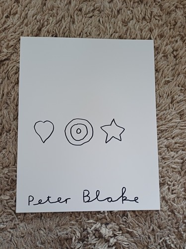 Peter blake signed - blake, signed.