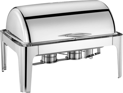 Roll top chafing dish - top,