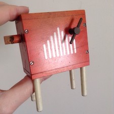 Vtg Small Musical Wooden