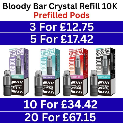 Bloody bar crystal refill 10k - bloody,