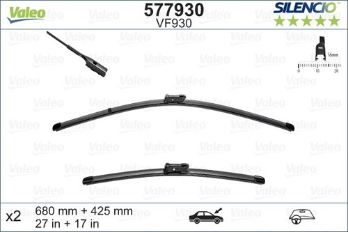 Valeo 577930 wiper blade for - wiper,