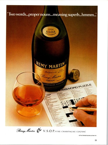 Remy martin vsop cognac - remy, 1970's