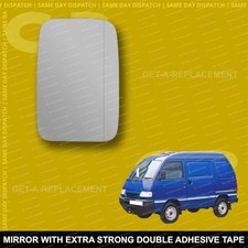 (stckOnToDLT) Wide Angle Right side mirror glass Daihatsu Hijet 1986-2014