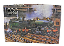 Vintage 1980 Jigsaw Puzzle G.W.R. Saint And 57xx Steam Engines 500 Pieces Arrow.