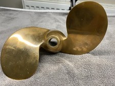 Vintage Brass Boat propeller