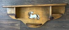 Vintage Wooden Unicorn Mirror