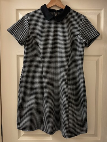 Ladies black and grey dogtooth - black,