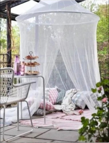 Ikea solig white net - 🔴white,