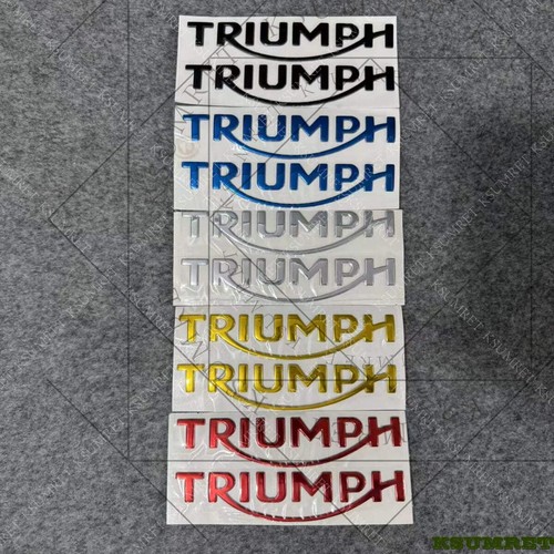 Triumph logo tank sticker - 3d,