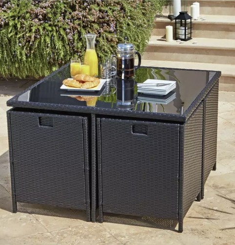 Person cube rattan garden - 4,
