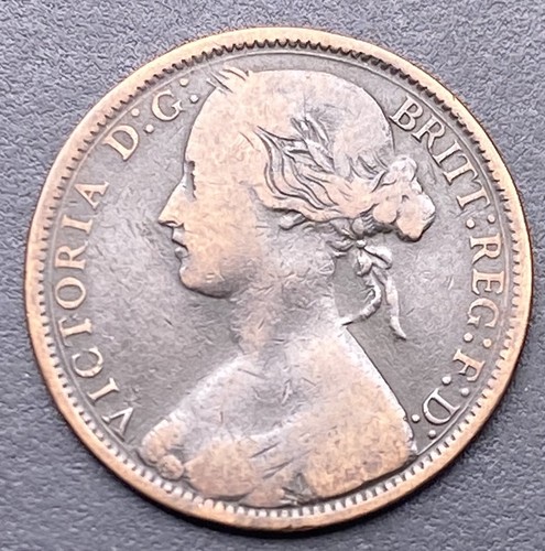 Victoria 1862 penny - victoria,